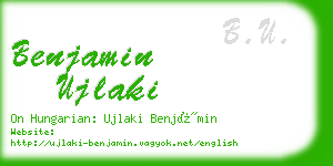 benjamin ujlaki business card